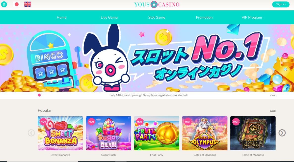 Youth Casino Official Website
